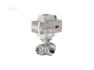 3-Way Electric Ball Valve Female Threaded, FNPT Ends