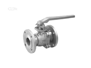 American Standard 2-PC Stainless Steel Ball Valve Flanged Ends Full Port 150Lb