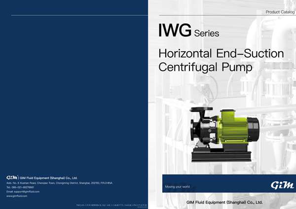 IWG horizontal end-suction centrifugal pump