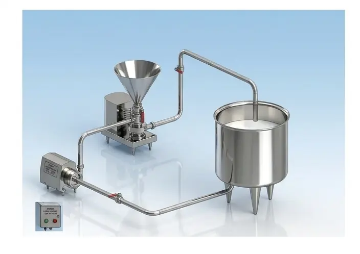 HHB mixing pump typical application