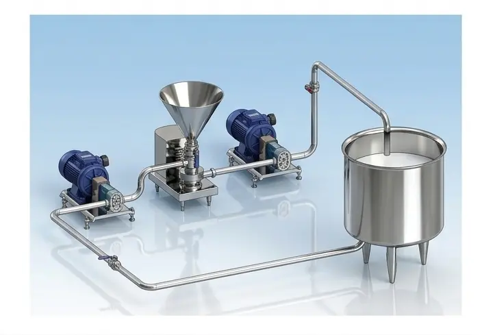 HHB mixing pump typical application