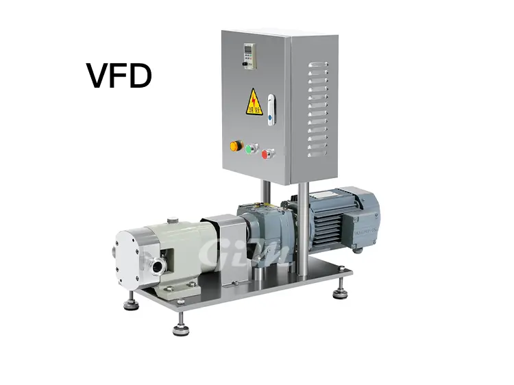 Sanitary Lobe Rotor Pump - VFD