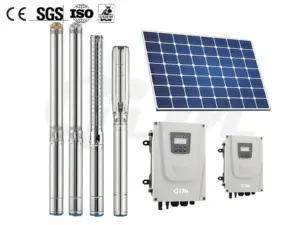 irrigation deep-well bore-hole solar water pump