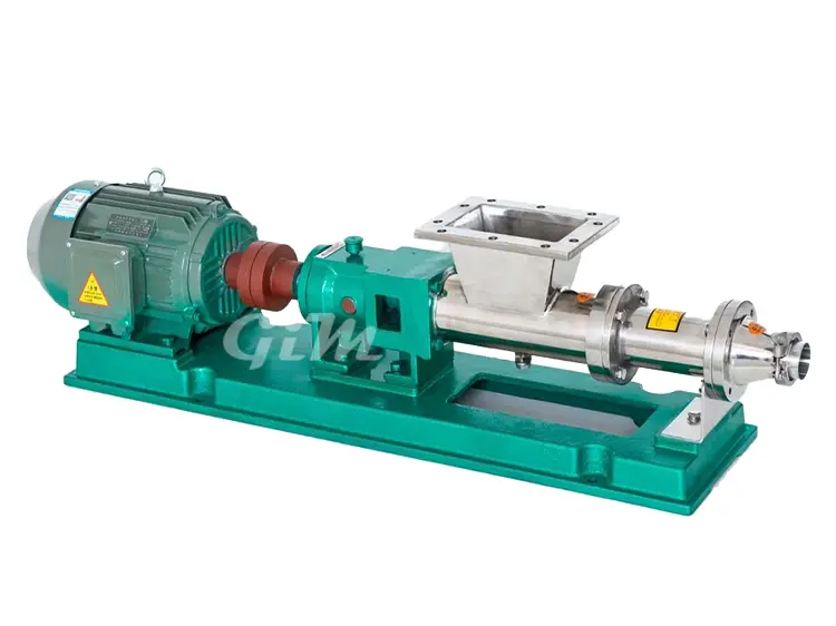 Zufuhrtrichter, hygienische Schraubenpumpe, Exzenterschneckenpumpe