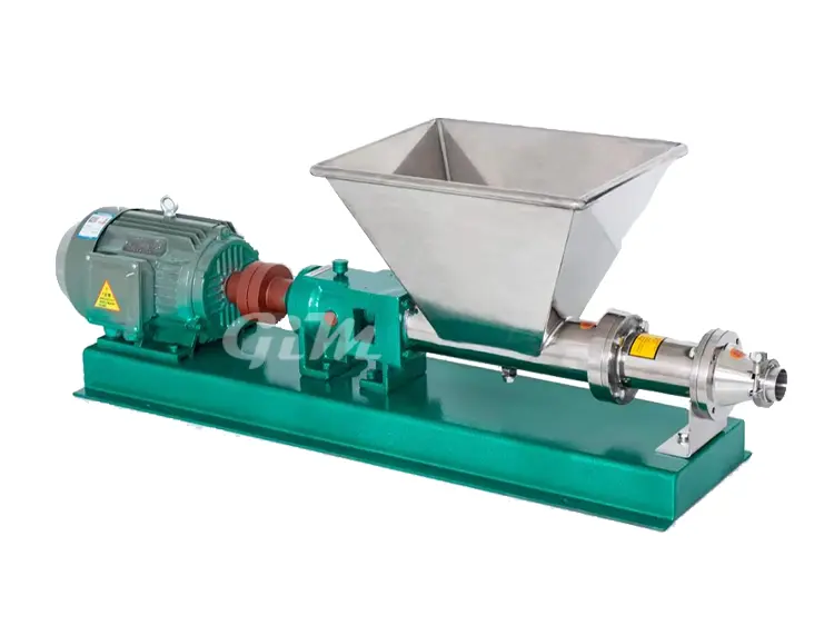 Zufuhrtrichter, hygienische Schraubenpumpe, Exzenterschneckenpumpe